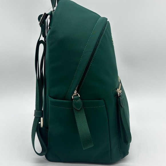 Kate Spade Chelsea Medium Backpack Green/Gold (NWT) - Picture 4 of 11